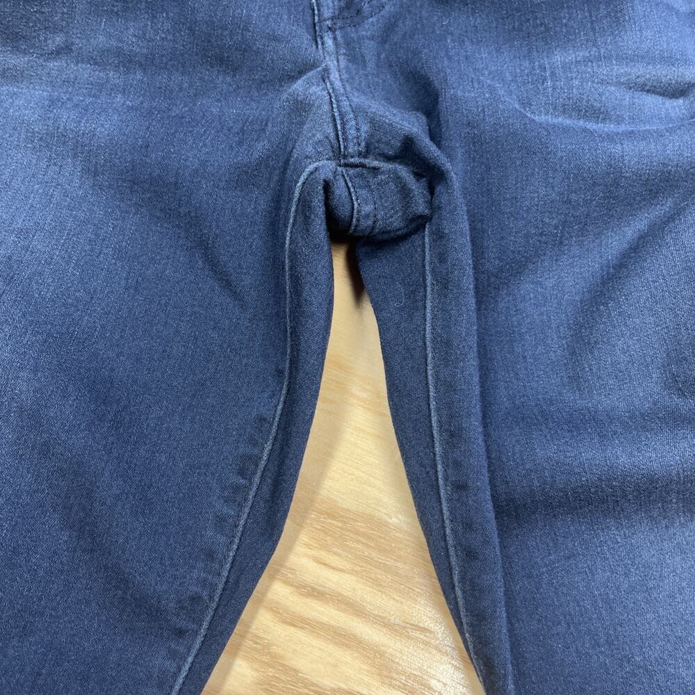 7 For All Mankind Slimmy Jeans Men's 38X29 Blue Denim Dark Wash Straight Stretch - Picture 8 of 13